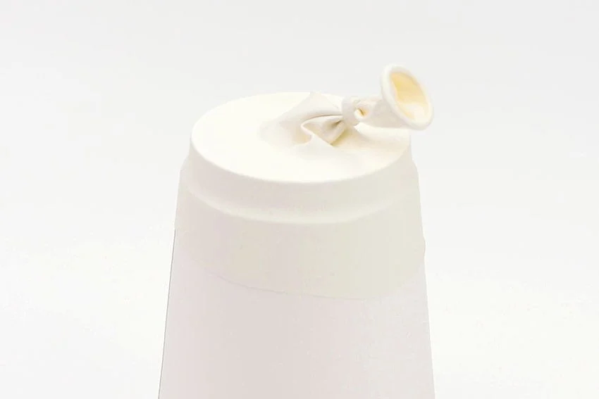 snowman pom pom launcher sensory craft step 6 - tutorial image