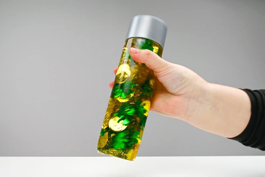 st. patrick’s day sensory bottles sensory craft step 11 - tutorial image