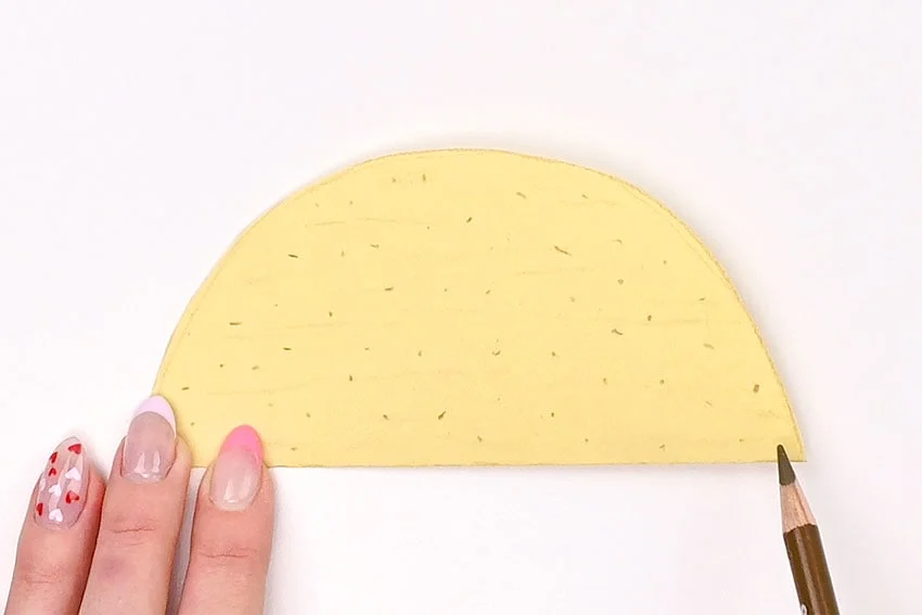 taco paper craft instruction image 7