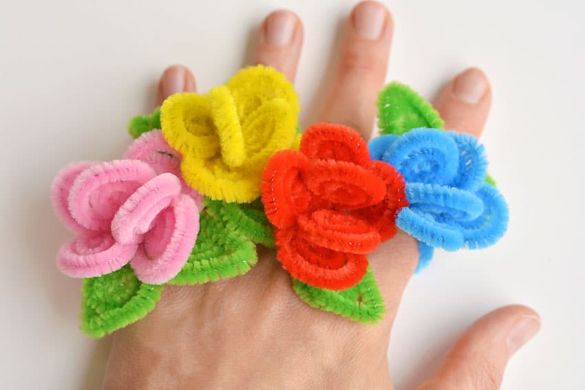 beaded pipe cleaner corn kids craft instruction image 15
