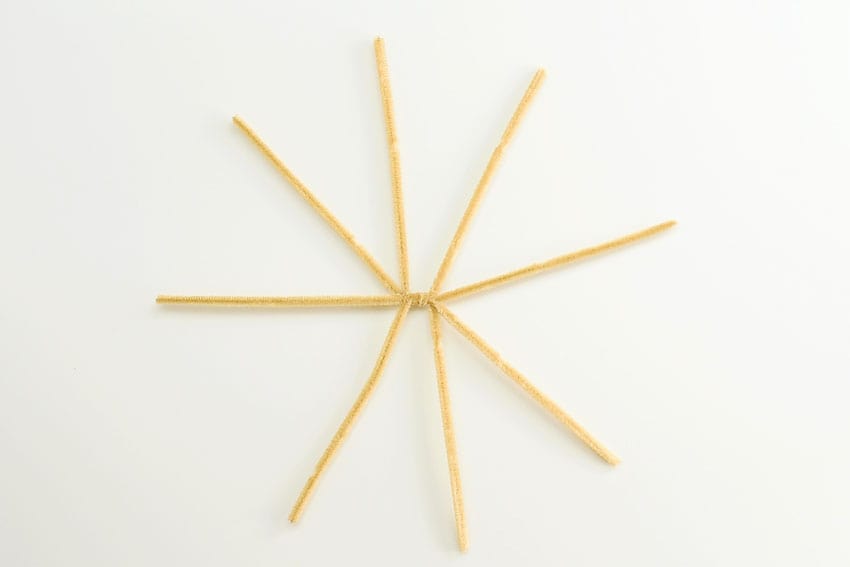 beaded pipe cleaner corn kids craft instruction image 3