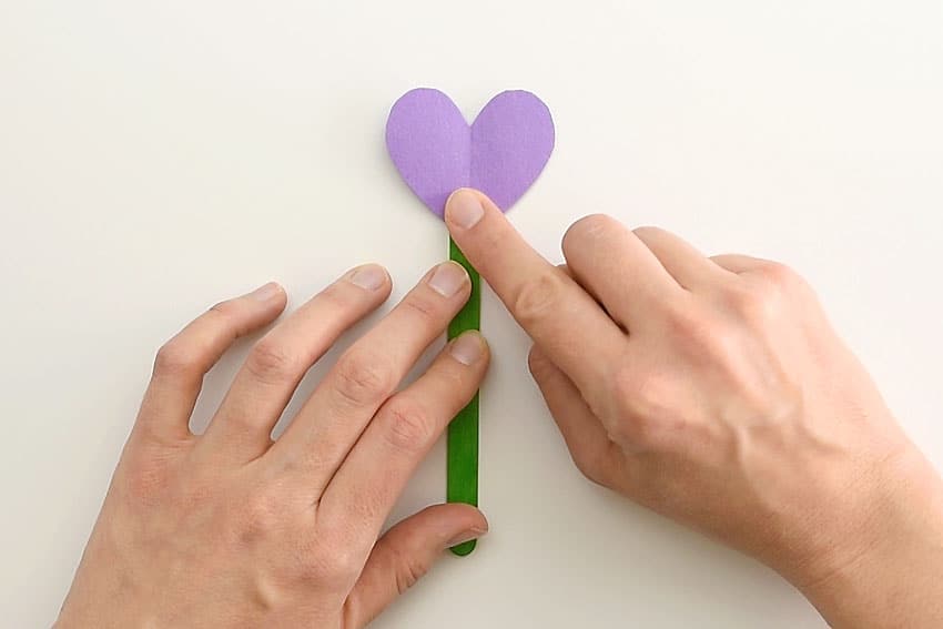 construction paper flowers paper craft instruction image 7