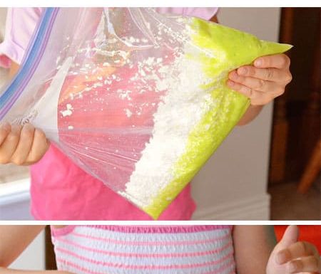 Easy Floam Using Styrofoam Cups Tutorial for Kids floam using styrofoam cups kids craft finished craft