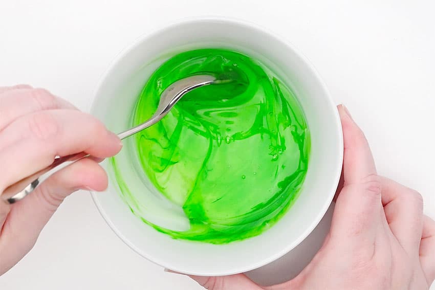 glow in the dark slime kids craft instruction image 4