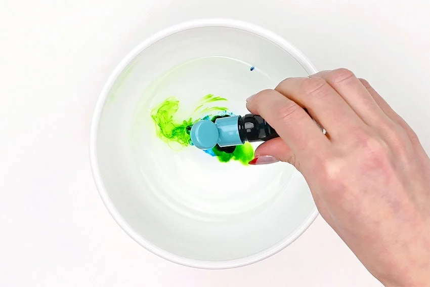 mermaid slime kids craft instruction image 3