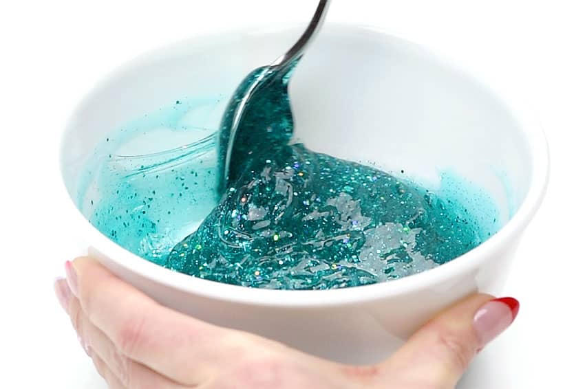 mermaid slime kids craft instruction image 8
