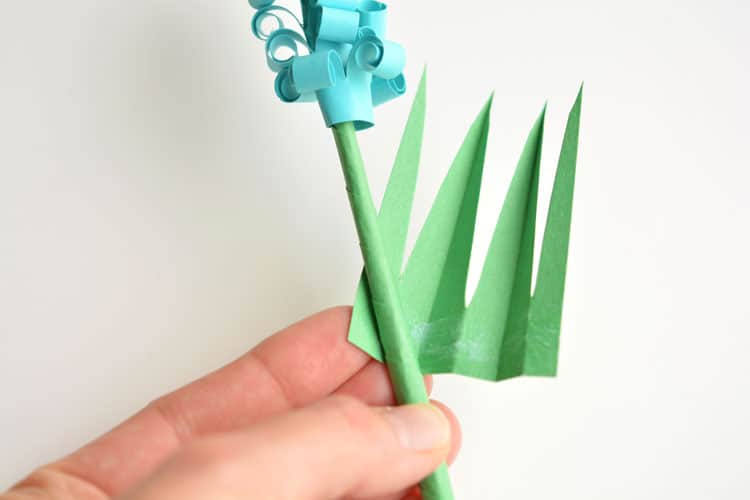 paper hyacinth flowers paper craft instruction image 20