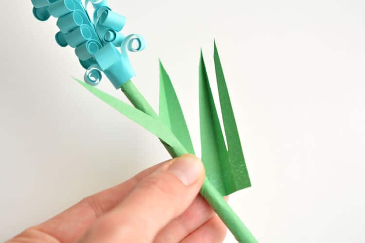 paper hyacinth flowers paper craft instruction image 21
