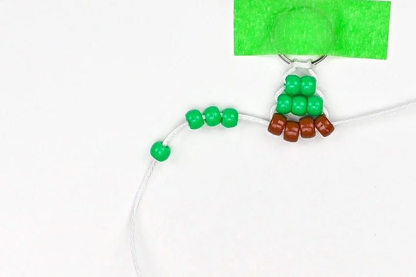 pony bead turtle kids craft instruction image 12