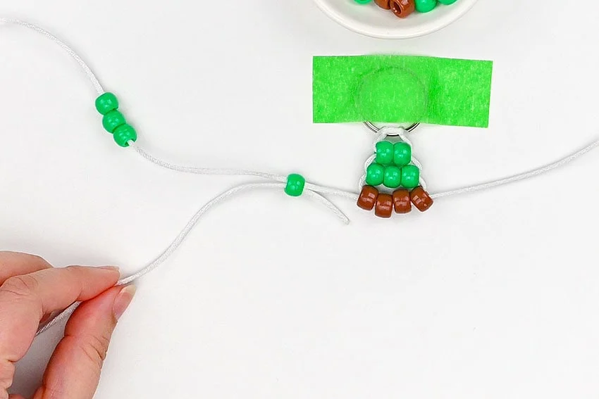 pony bead turtle kids craft instruction image 13
