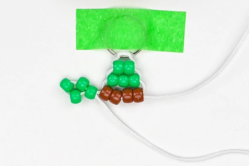 pony bead turtle kids craft instruction image 14