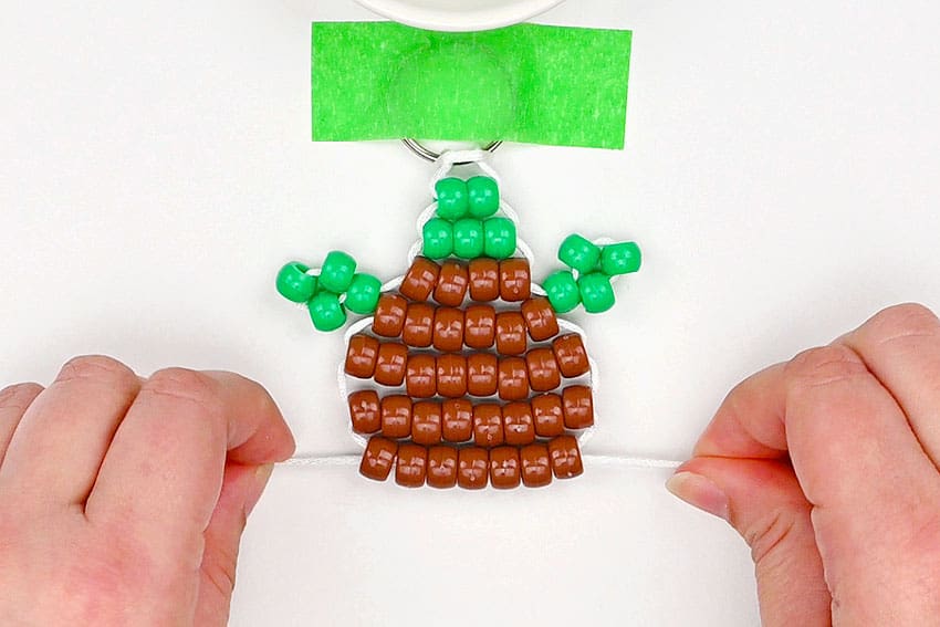 pony bead turtle kids craft instruction image 16
