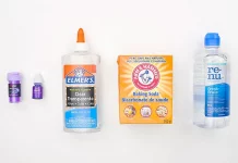 Easy Purple Slime Tutorial for Kids purple slime kids craft instruction image 1
