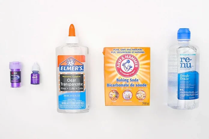 purple slime kids craft instruction image 1