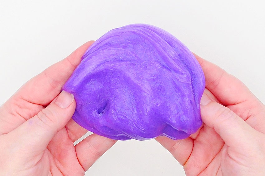 purple slime kids craft instruction image 10