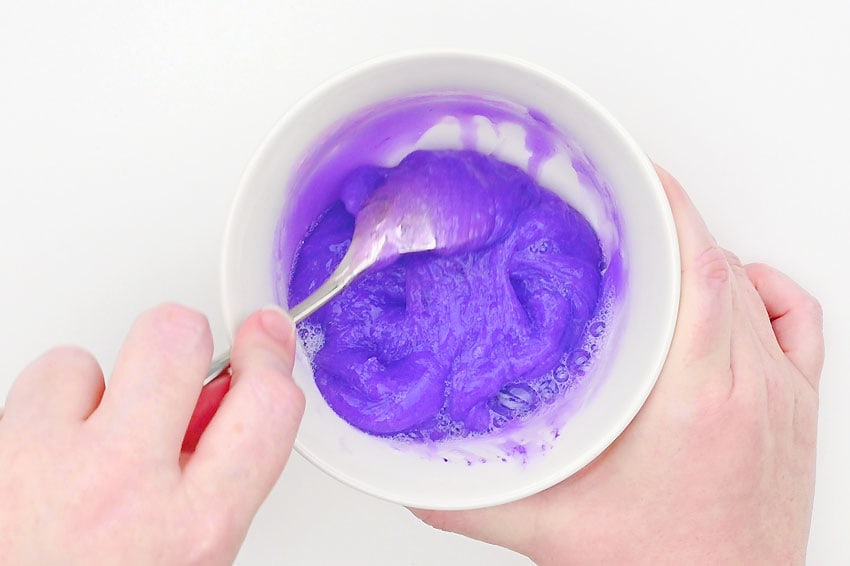purple slime kids craft instruction image 8
