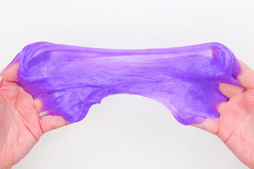 purple slime kids craft instruction image 9