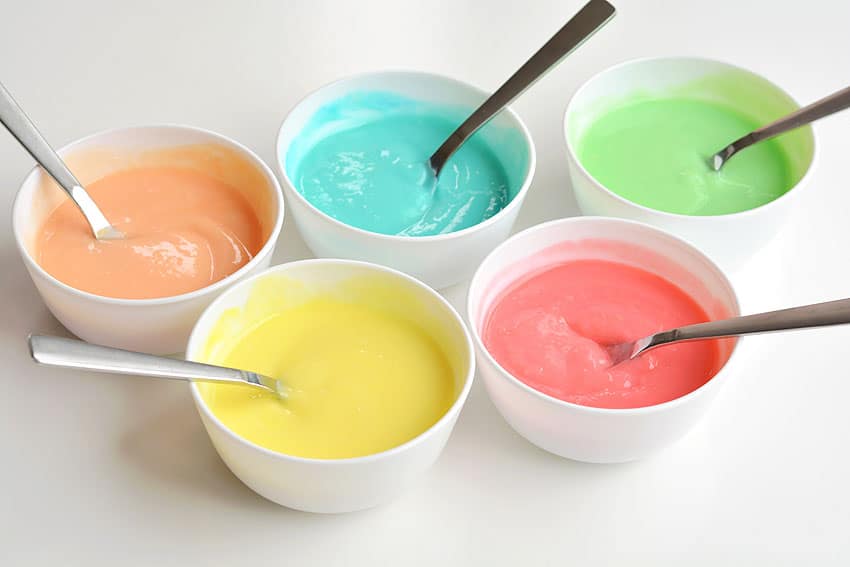 rainbow popsicles using dixie cups kids craft instruction image 2