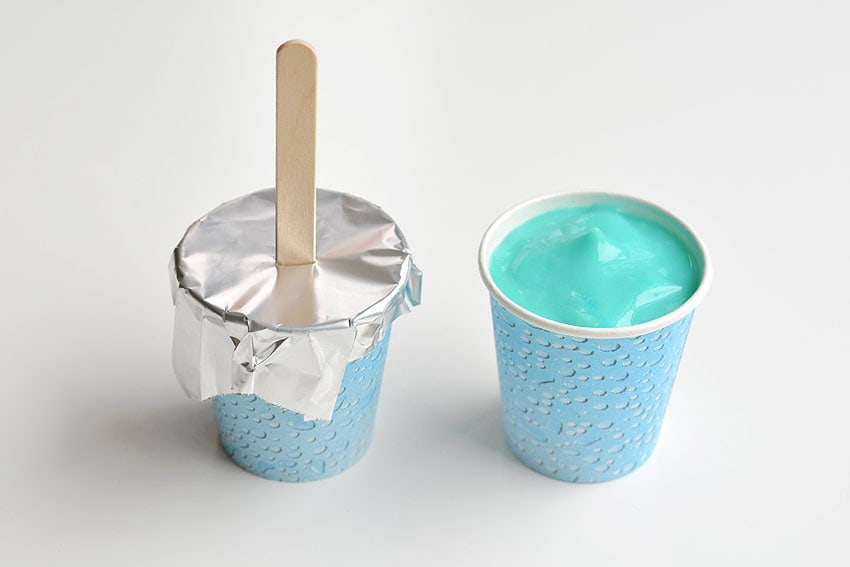 rainbow popsicles using dixie cups kids craft instruction image 4