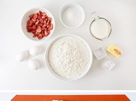 Easy Strawberry Cream Scones And Sweet Tutorial for Kids strawberry cream scones and sweet kids craft finished craft
