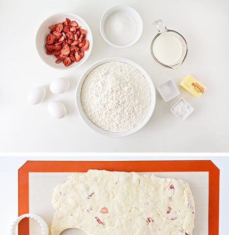 Easy Strawberry Cream Scones And Sweet Tutorial for Kids strawberry cream scones and sweet kids craft finished craft