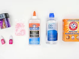 Easy Valentines Day Slime Tutorial for Kids valentines day slime kids craft instruction image 1