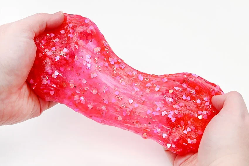 valentines day slime kids craft instruction image 10