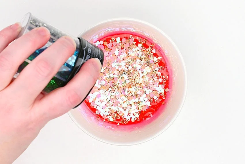 valentines day slime kids craft instruction image 5