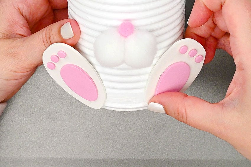 bunny tin can planters kids craft instruction image 15