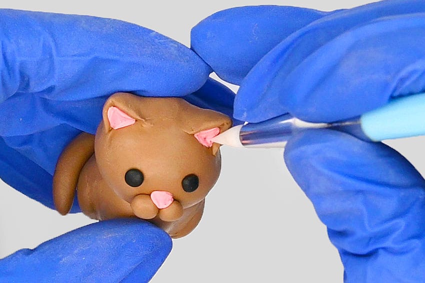 clay cat kids craft instruction image 18