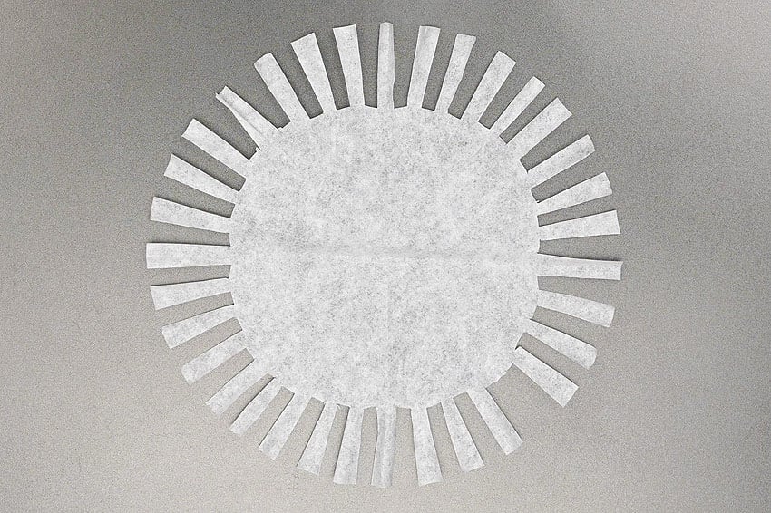 coffee filter fireworks kids craft instruction image 5