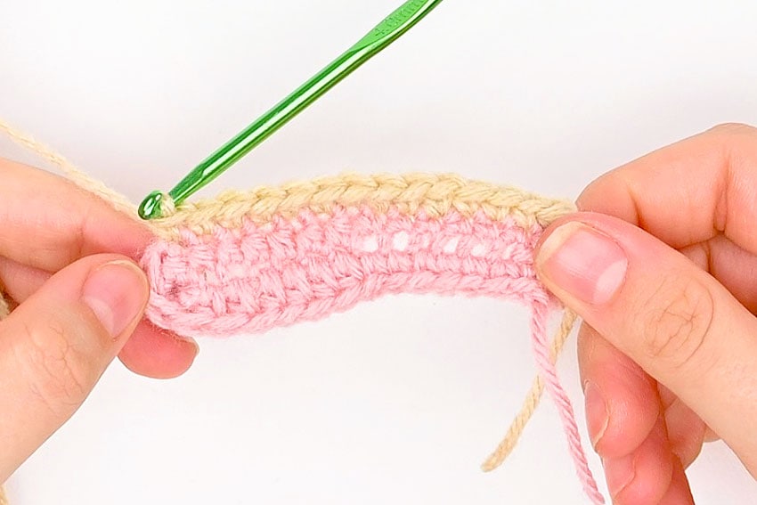 crochet bunny basket crochet yarn craft instruction image 19
