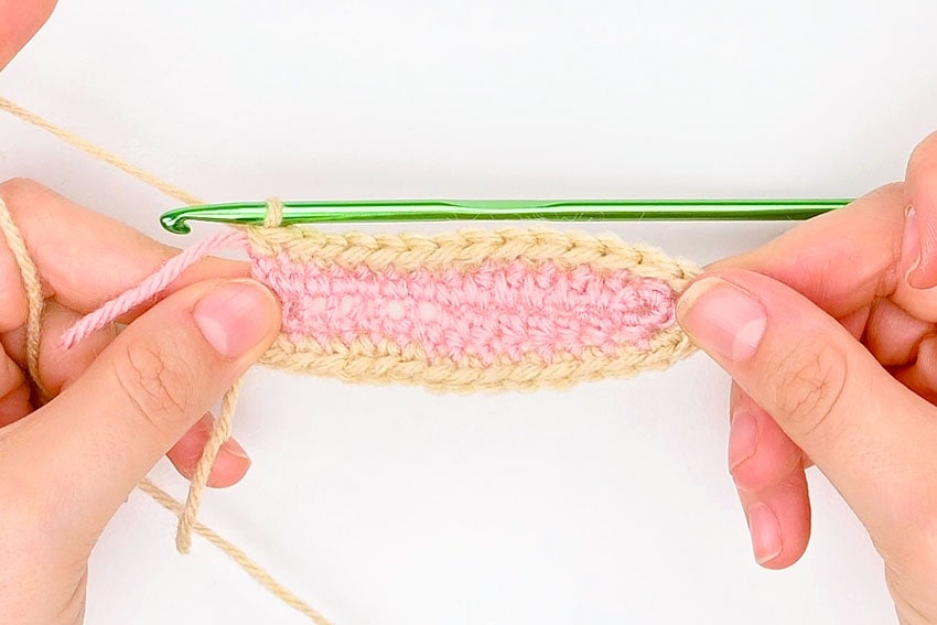 crochet bunny basket crochet yarn craft instruction image 21