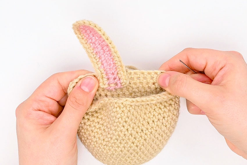 crochet bunny basket crochet yarn craft instruction image 23