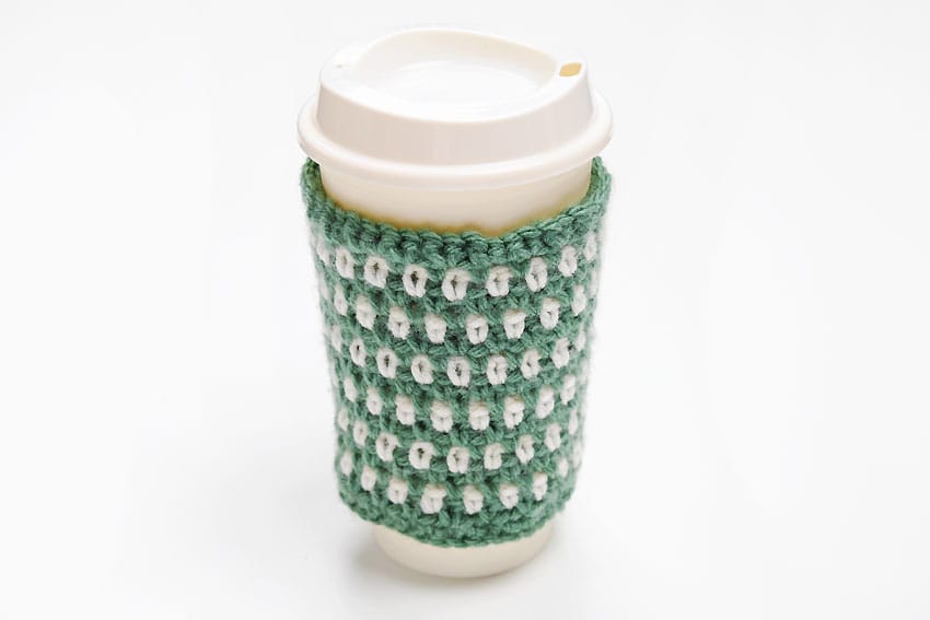 crochet cup cozy crochet yarn craft instruction image 22