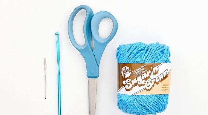Easy Crochet Dishcloth Tutorial for Kids crochet dishcloth crochet yarn craft instruction image 1
