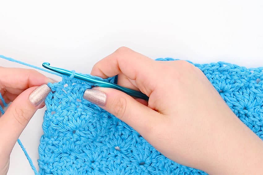 crochet dishcloth crochet yarn craft instruction image 13