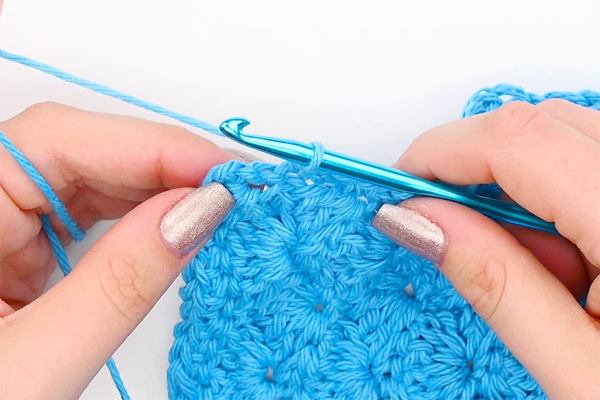 crochet dishcloth crochet yarn craft instruction image 17