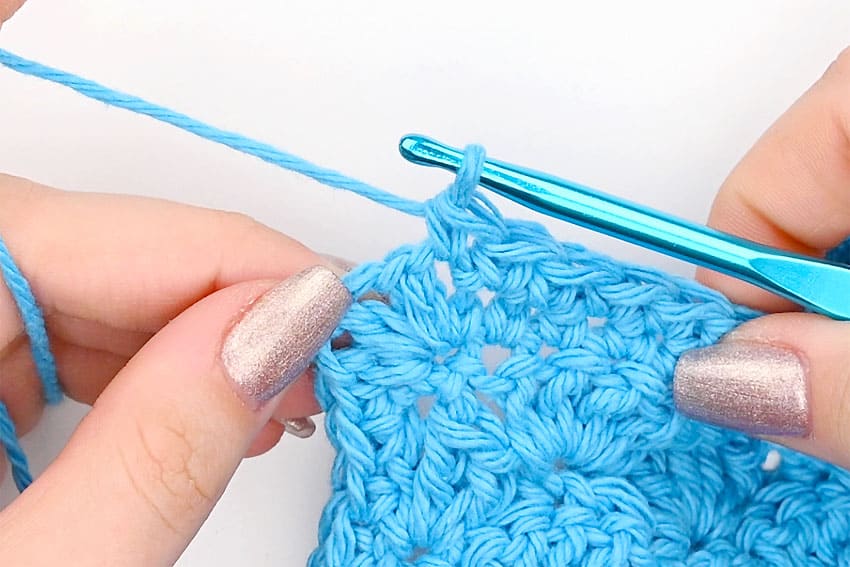 crochet dishcloth crochet yarn craft instruction image 19