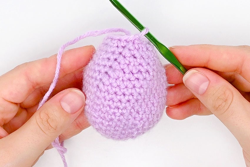 crochet easter eggs crochet yarn craft instruction image 13