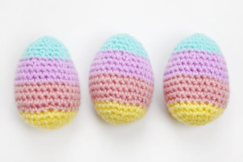 crochet easter eggs crochet yarn craft instruction image 22