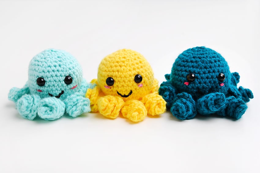 crochet octopus crochet yarn craft instruction image 33