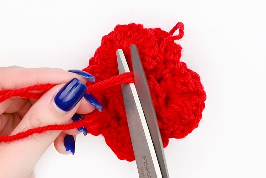 crochet rose crochet yarn craft instruction image 18