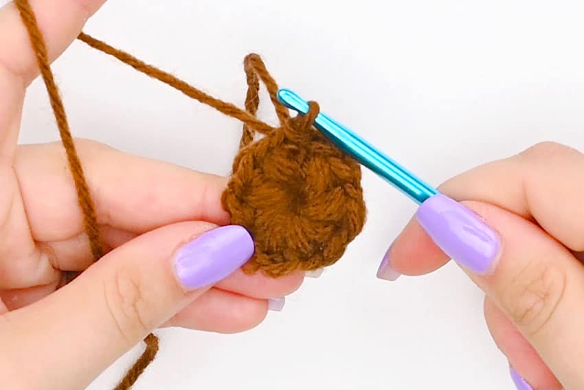 crochet sunflower crochet yarn craft instruction image 4