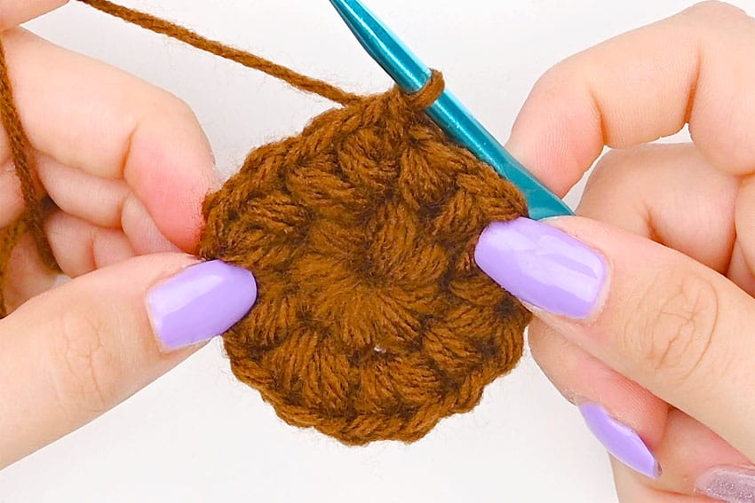 crochet sunflower crochet yarn craft instruction image 5