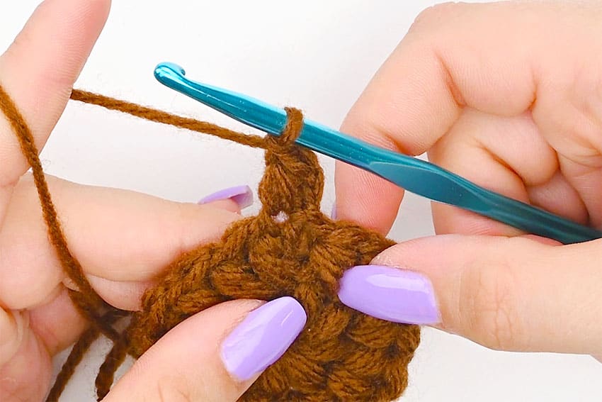 crochet sunflower crochet yarn craft instruction image 6