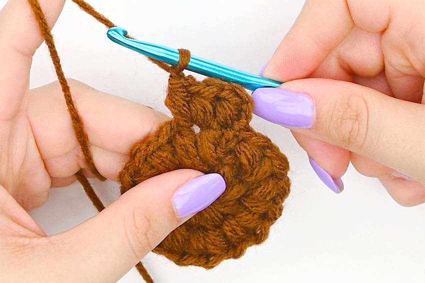 crochet sunflower crochet yarn craft instruction image 7