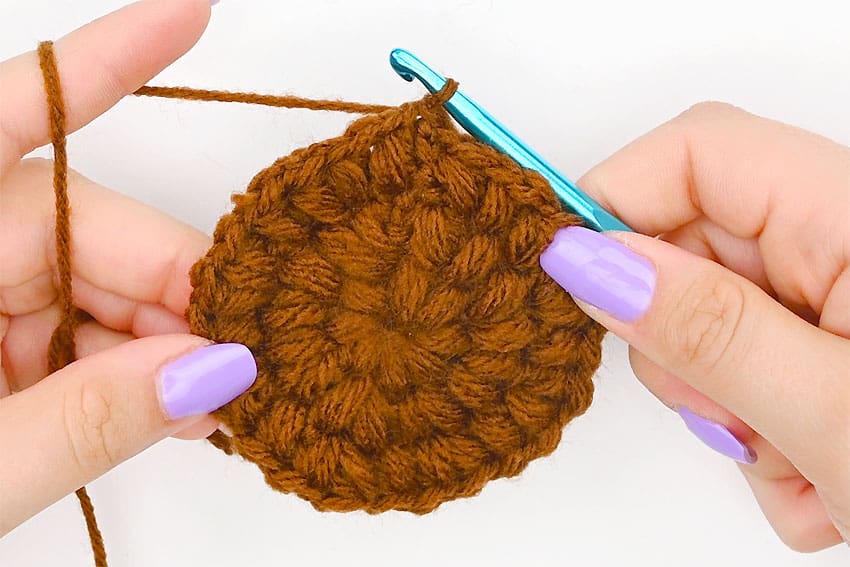 crochet sunflower crochet yarn craft instruction image 8