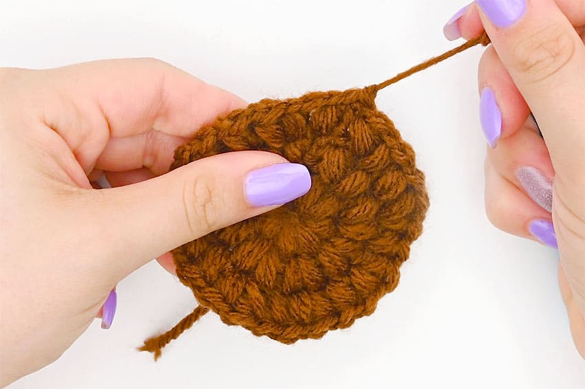 crochet sunflower crochet yarn craft instruction image 9