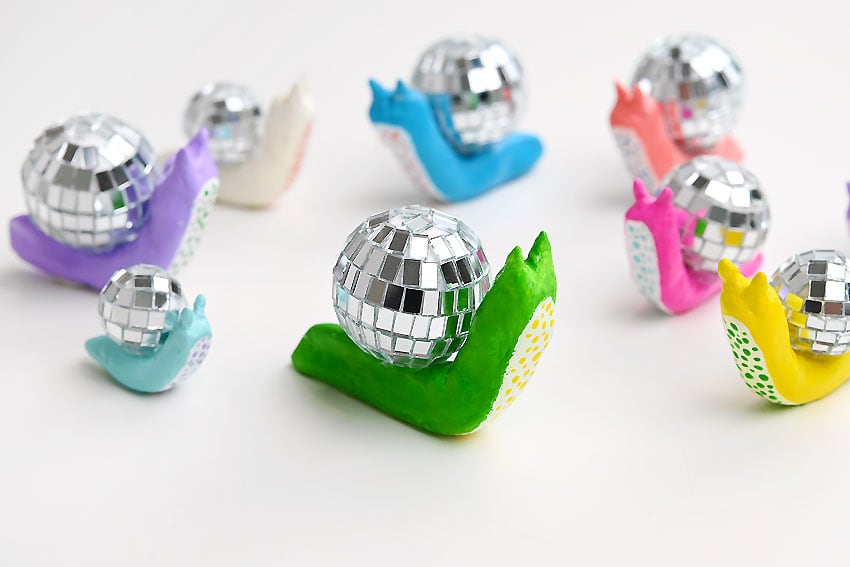 disco snails kids craft instruction image 18
